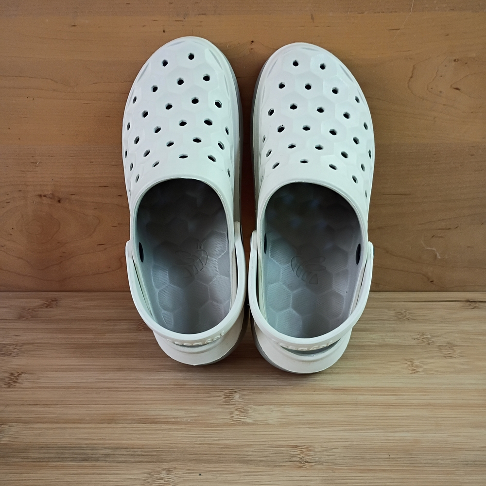 Joybees White Slip On Water Comfort Clog Shoes Unisex Womens 7 - Picture 5 of 7
